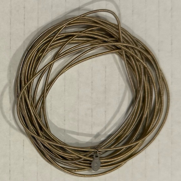 Emerson & Olive Mixed Metal Dia Bracelets Coil Wrap Bangles Lot of 35 - Picture 5 of 7